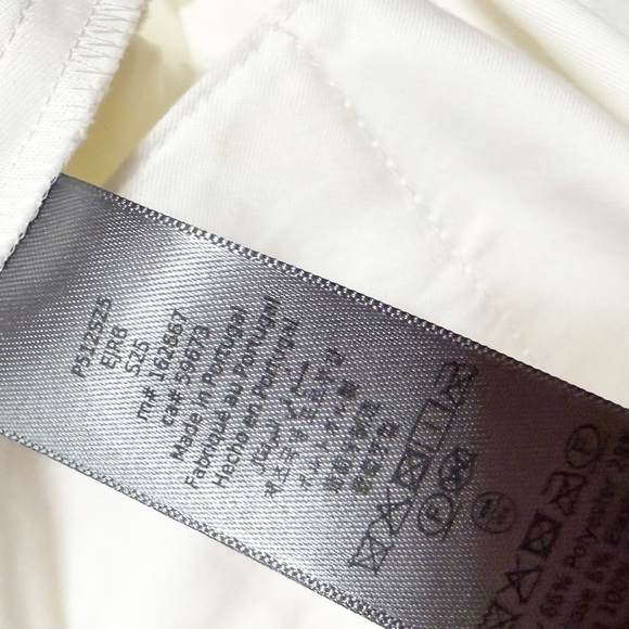 NWT John Varvatos Mercer Tailored Slim Pants in White Size 48 $498 MSRP Men’s - Picture 15 of 15